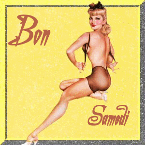 Gif animé Bon samedi femme